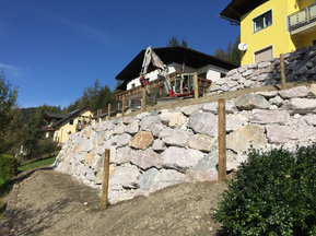 Steinschlichtungen und Steinmauerbau